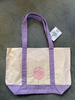 Trader Joe’s Large Lavender Tote Bag